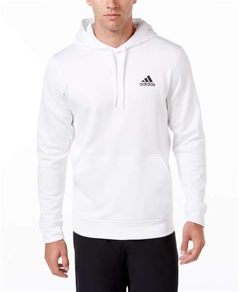 white adidas hoodie mens|adidas originals white hoodie.